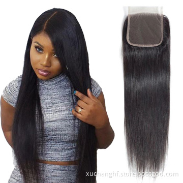 Preplucked Human Hair Lace Closure 2x6 4x6 Lace Closure 5x5 6x6 7x7 All Size Lace Closure Straight Body With Baby Hair